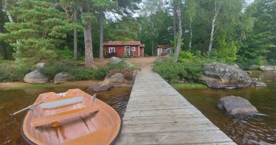 Camping in Zweden: Langasjonas in Blekinge natuurgebied en aan het meer