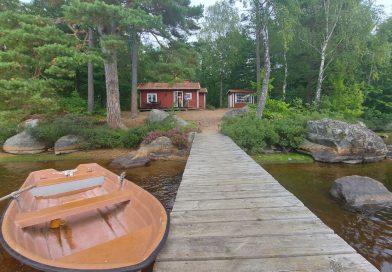 Camping in Zweden: Langasjonas in Blekinge natuurgebied en aan het meer