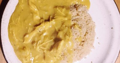 glutenvrije kerriesaus met kip